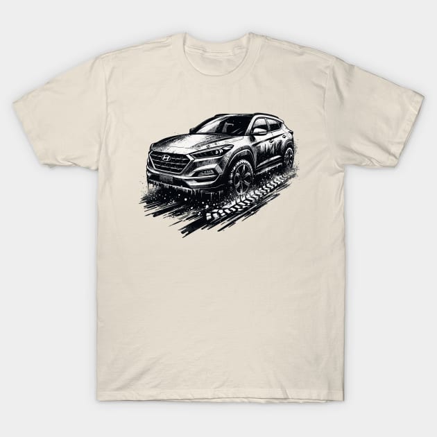 Hyundai Tucson T-Shirt by Vehicles-Art